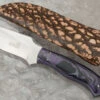Raised Clip Point Skinner With Marbled G10