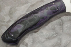 Raised Clip Point Skinner With Marbled G10 -Optimal Knives Store 100610 5 x