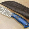 Raised Clip Skinner With Blue/Black G10