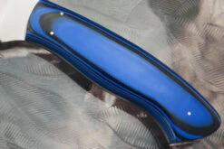 Drop Point Hunter With Blue/Black G10 -Optimal Knives Store 100634 3 x