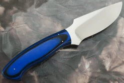 Drop Point Hunter With Blue/Black G10 -Optimal Knives Store 100634 6 x