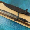 Damascus Dagger With Ebony