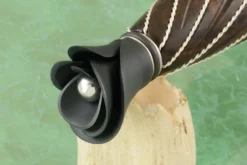 Damascus Tyrant Ant Dagger With Fluted Rooibos -Optimal Knives Store 100792 5 x scaled