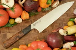 Swift Chef's Knife (Gyuto) -- 8-1/4 In. -- With Ironwood -- AEB-L Stainless Steel