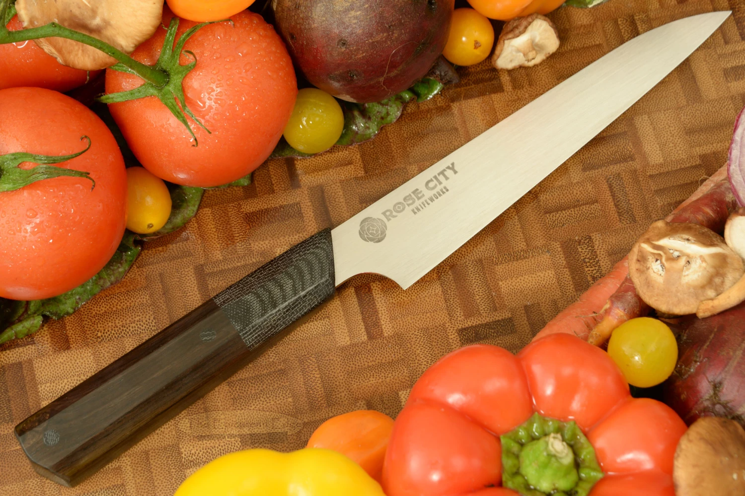 Utility Knife (Petty) -- 6 In. -- With African Blackwood -- AEB-L Stainless Steel 1 Utility Knife (Petty) -- 6 In. -- With African Blackwood -- AEB-L Stainless Steel