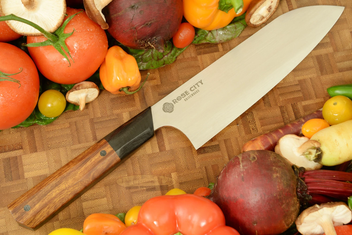Swift Chef's Knife (Santoku) -- 7-1/8 In.. -- With Ironwood -- AEB-L Stainless Steel 1 Swift Chef's Knife (Santoku) -- 7-1/8 In.. -- With Ironwood -- AEB-L Stainless Steel