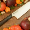 Swift Chef's Knife (Santoku) -- 7-1/8 In.. -- With African Blackwood -- AEB-L Stainless Steel