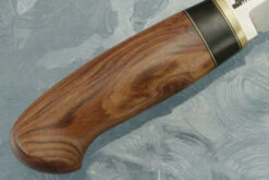 Hunter/Utility (Model L) With Mopane And African Blackwood -Optimal Knives Store 101489 3 x