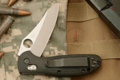 Benchmade Pardue Mini-Griptilian, Black, Sheepsfoot (555-S30V) -Optimal Knives Store 101516 4 x