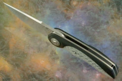 Gold Mini Flipper With Silver Twill (IKBS) -Optimal Knives Store 101784 3 x