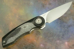 Gold Mini Flipper With Silver Twill (IKBS) -Optimal Knives Store 101784 5 x