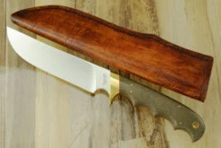 Blouvalk Hunter With Green Canvas Micarta