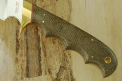 Blouvalk Hunter With Green Canvas Micarta -Optimal Knives Store 102069 3 x