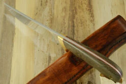 Blouvalk Hunter With Green Canvas Micarta -Optimal Knives Store 102069 4 x