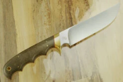 Blouvalk Hunter With Green Canvas Micarta -Optimal Knives Store 102069 6 x