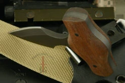 Push Dagger With Walnut -Optimal Knives Store 102404 3 x