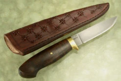 Drop Point Hunter With Leadwood