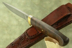 Drop Point Hunter With Leadwood -Optimal Knives Store 102591 4 x