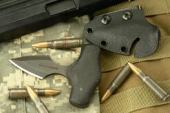 Push Dagger With Black Micarta