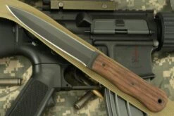 Tactical Dagger With Walnut -Optimal Knives Store 103259 6 x