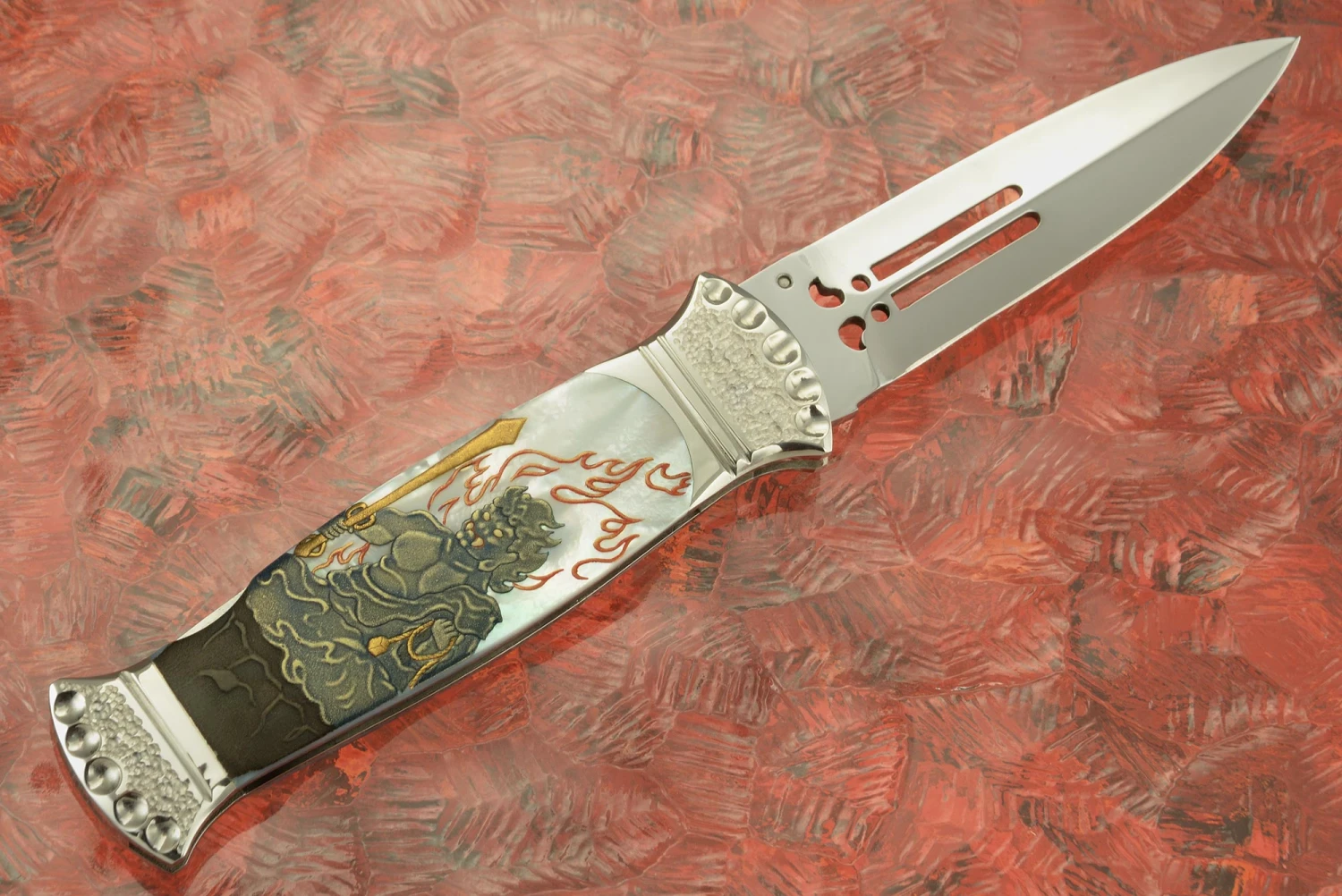 Raijin-Fujin Maki-e Gent's Backlock Folder 8 Raijin-Fujin Maki-e Gent's Backlock Folder - Image 8