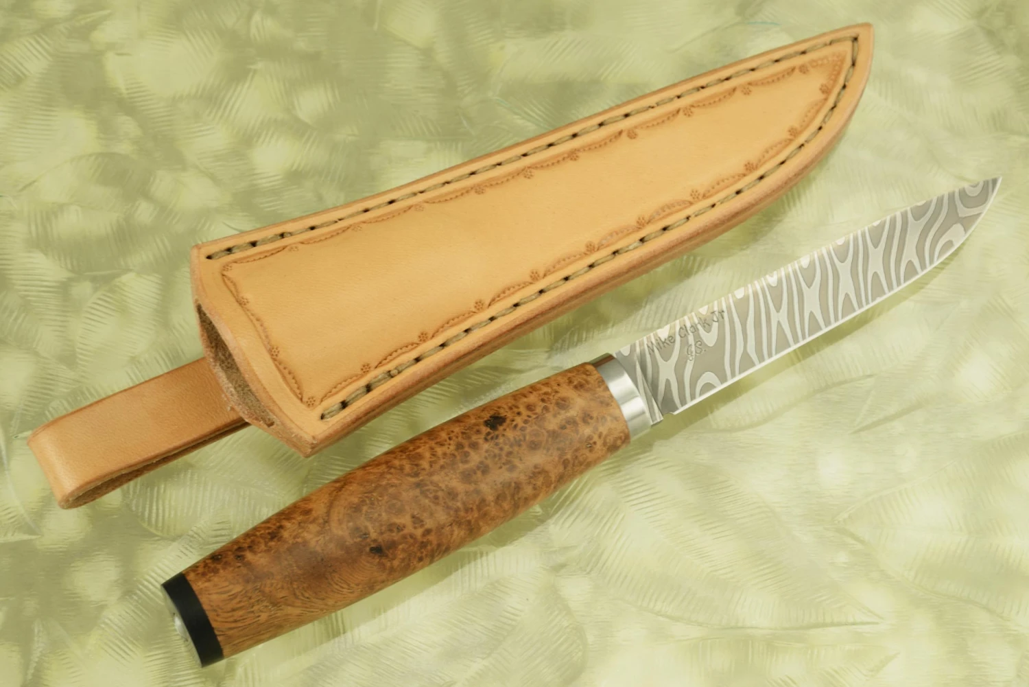 Swede Utility With Amboyna Burl 1 Swede Utility With Amboyna Burl