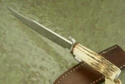 Southwest S-Guard Hamon Bowie With Stag -Optimal Knives Store 103538 4 x