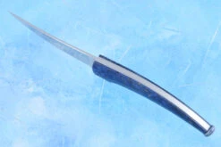 Topolino Slipjoint With Blue Maple Burl 7 Topolino Slipjoint With Blue Maple Burl -Optimal Knives Store 103788 3 x