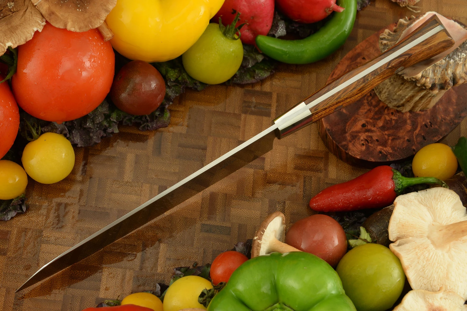 Chef's Knife - Santoku (7 In.) With Ironwood 3 Chef's Knife - Santoku (7 In.) With Ironwood - Image 3