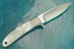 Engraved Bird Knife With Mother Of Pearl 11 Engraved Bird Knife With Mother Of Pearl -Optimal Knives Store 103936 6 x