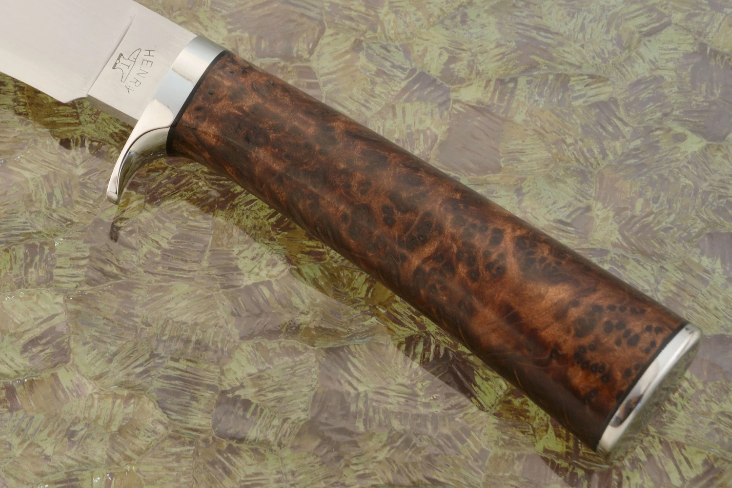Drop Point Hunter With Redwood Burl 2 Drop Point Hunter With Redwood Burl - Image 2