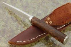 Drop Point Hunter With Redwood Burl 7 Drop Point Hunter With Redwood Burl -Optimal Knives Store 104093 3 x