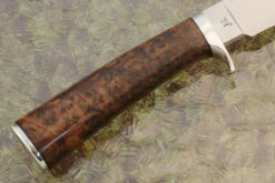 Drop Point Hunter With Redwood Burl 8 Drop Point Hunter With Redwood Burl -Optimal Knives Store 104093 4 x