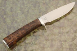 Drop Point Hunter With Redwood Burl 9 Drop Point Hunter With Redwood Burl -Optimal Knives Store 104093 5 x