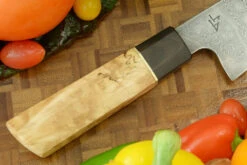 Damascus Chef's Knife (Gyuto) With Himalayan Birch (8-1/4 In.) 9 Damascus Chef's Knife (Gyuto) With Himalayan Birch (8-1/4 In.) -Optimal Knives Store 104161 3 x