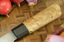 Damascus Chef's Knife (Gyuto) With Himalayan Birch (8-1/4 In.) 12 Damascus Chef's Knife (Gyuto) With Himalayan Birch (8-1/4 In.) -Optimal Knives Store 104161 6 x