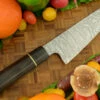 Damascus Chef's Knife (Gyuto) With African Blackwood - 6-1/3 In.