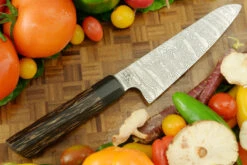 Damascus Chef's Knife (Gyuto) With Black Palm - 6-1/3 In.