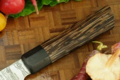 Damascus Chef's Knife (Gyuto) With Black Palm - 6-1/3 In. 11 Damascus Chef's Knife (Gyuto) With Black Palm - 6-1/3 In. -Optimal Knives Store 104169 5 x