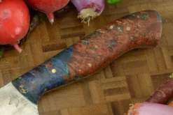 Chef's Knife (8 In.) With Dyed Maple Burl -Optimal Knives Store 104318 3 x