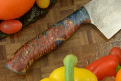 Chef's Knife (8 In.) With Dyed Maple Burl -Optimal Knives Store 104318 5 x