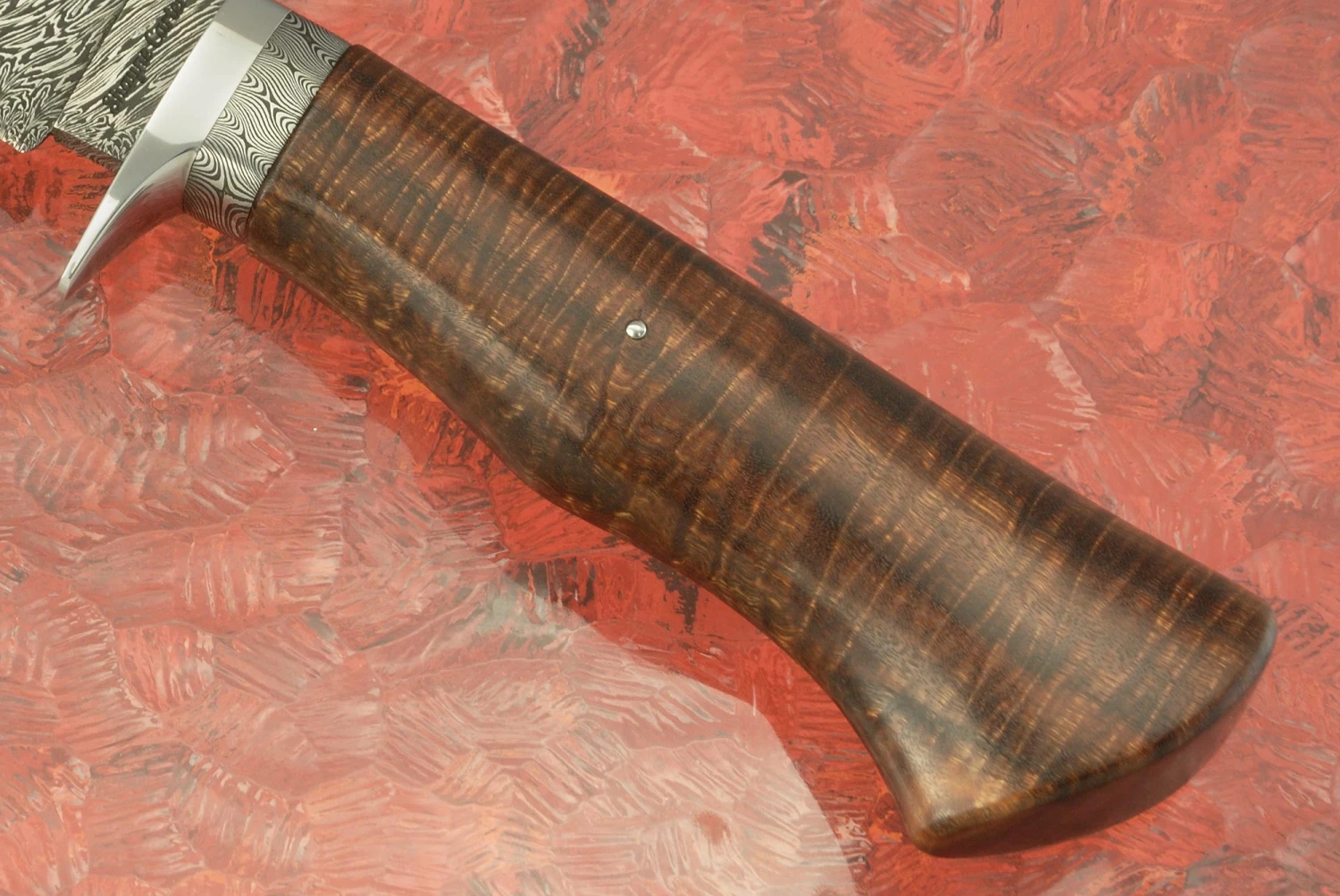 Damascus Harpoon Tip Hunter With Ringed Gidgee 3 Damascus Harpoon Tip Hunter With Ringed Gidgee - Image 3