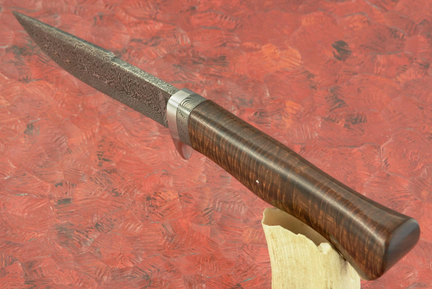 Damascus Harpoon Tip Hunter With Ringed Gidgee 4 Damascus Harpoon Tip Hunter With Ringed Gidgee - Image 4