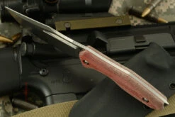 Berserker With Red Micarta - CPM-154 -Optimal Knives Store 104396 3 x