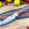 San Mai Paring Knife With Maple Burl (4 In)