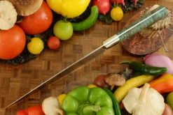 Chef's Knife (8-1/2 In) With Masur Birch 7 Chef's Knife (8-1/2 In) With Masur Birch -Optimal Knives Store 104543 3 x