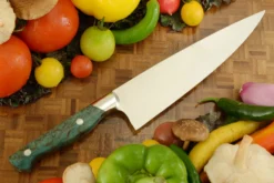 Chef's Knife (8-1/2 In) With Masur Birch 9 Chef's Knife (8-1/2 In) With Masur Birch -Optimal Knives Store 104543 5 x