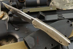 Berserker With Green Micarta - CPM-154 -Optimal Knives Store 104580 3 x