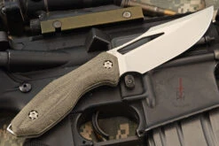 Berserker With Green Micarta - CPM-154 -Optimal Knives Store 104580 4 x