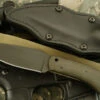 Woodsman With Green Micarta